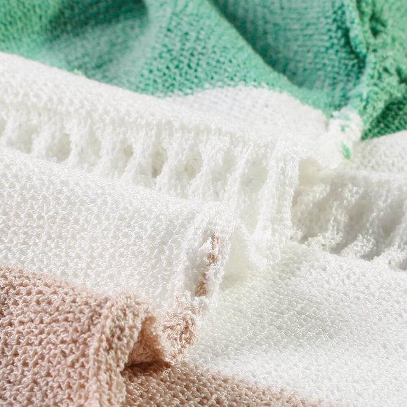 Autumn Colors Long Sleeve Loose Casual Knit Top - Picture 9 of 14